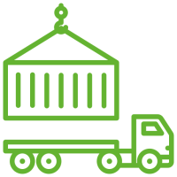 Icon für Lieferung und sofortige Nutzung