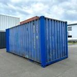 Gebrauchter 20 Fuß Seecontainer Blau CSUU-346559-0