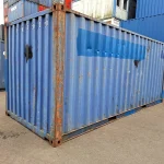 Gebrauchter 20 Fuß Seecontainer Blau GESU-339735-0