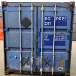 Gebrauchter 20 Fuß Seecontainer Blau GESU-339735-0