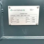Neuer 10 Fuß Lagercontainer Grau DBVU-000002-0