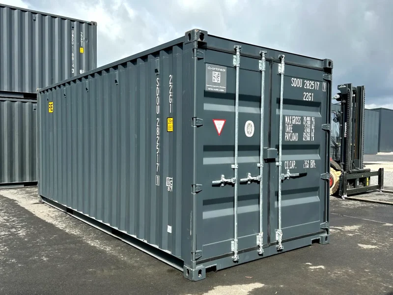 Neuer 20 Fuß Double-Door Container Grau SDOU-282517-1