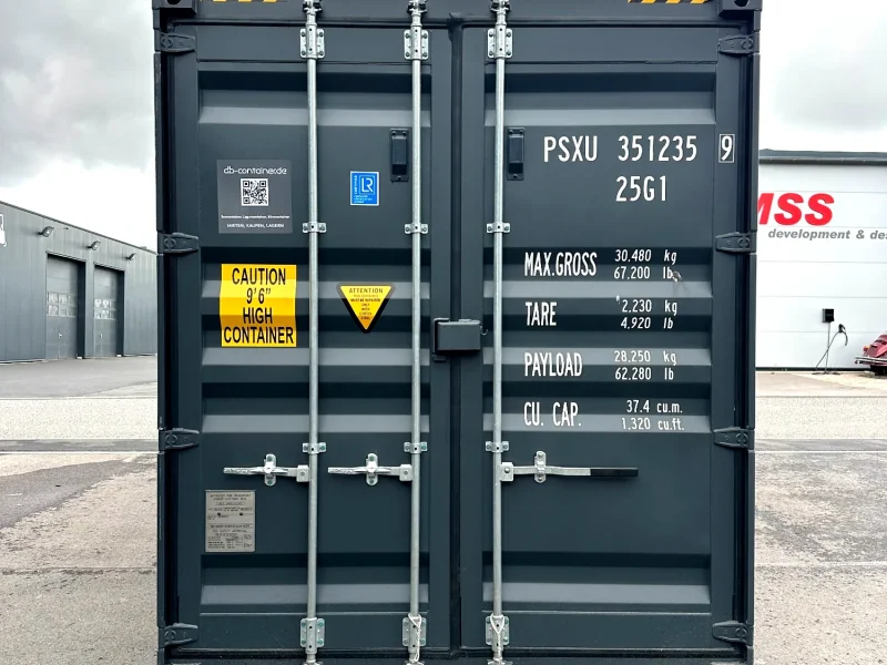Neuer 20 Fuß HC Seecontainer Grau PSXU-351235-9