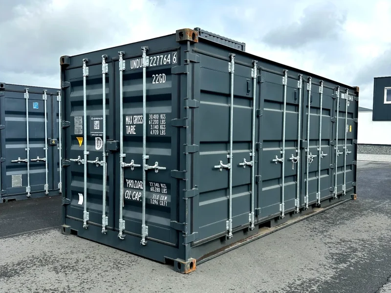 Neuer 20 Fuß Open-Side Container Grau UNDU-227764-6