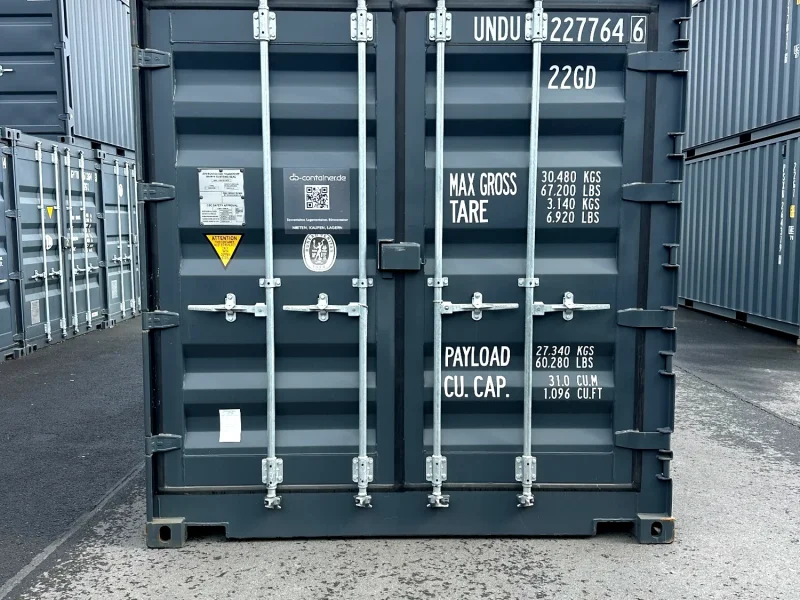Neuer 20 Fuß Open-Side Container Grau UNDU-227764-6