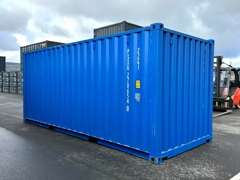 Neuer 20 Fuß Seecontainer Blau PSXU-270654-0