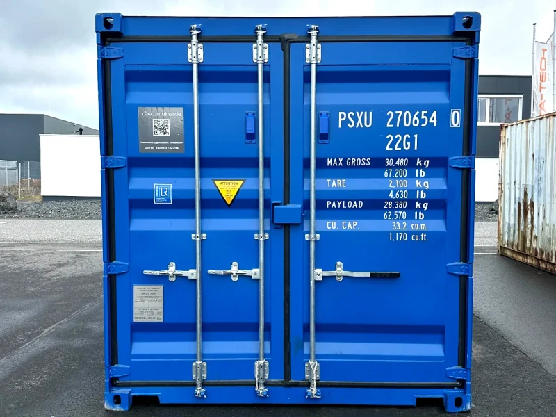 Neuer 20 Fuß Seecontainer Blau PSXU-270654-0