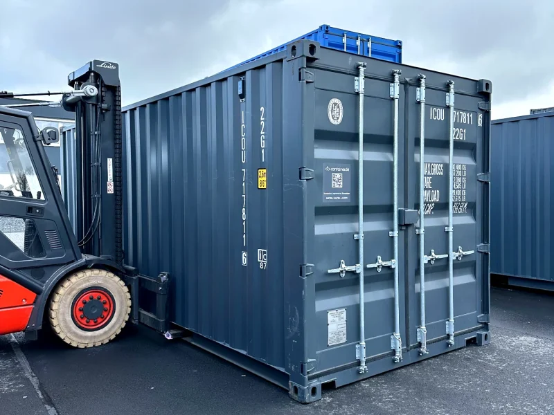 Neuer 20 Fuß Seecontainer Grau ICOU-717811-6