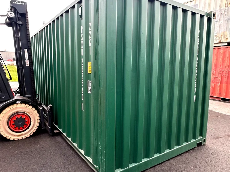 Neuer 20 Fuß Seecontainer Grün PSXU-262560-1
