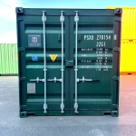 Neuer 20 Fuß Seecontainer Grün PSXU-270154-8