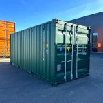 Neuer 20 Fuß Seecontainer Grün PSXU-270188-8
