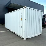 Neuer 20 Fuß Seecontainer Lichtgrau ICOU-736048-1