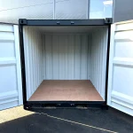Neuer 8 Fuß Seecontainer Schwarz MSOU-850130-0