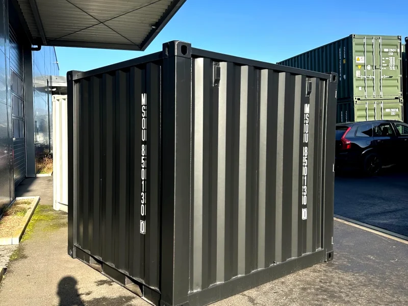 Neuer 8 Fuß Seecontainer Schwarz MSOU-850130-0