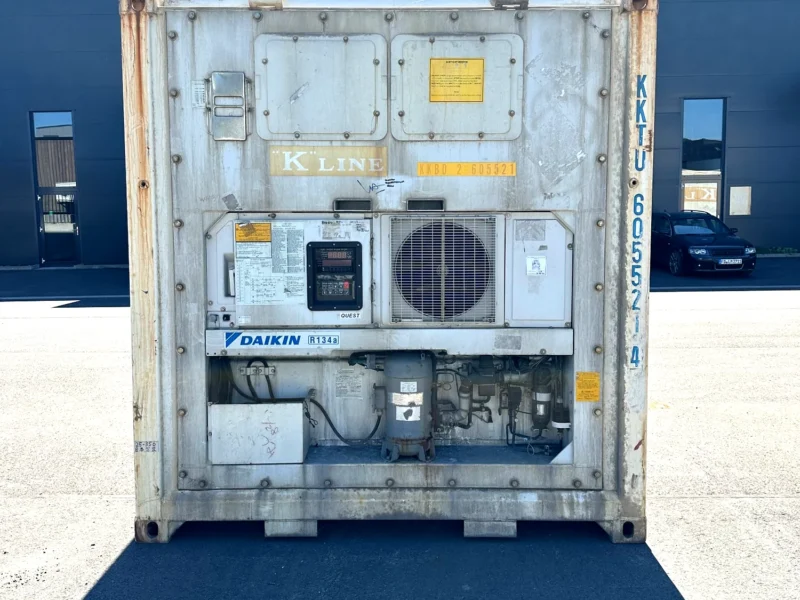 Gebrauchter 20 Fuß Kühlcontainer Weiß KKTU-605521-4