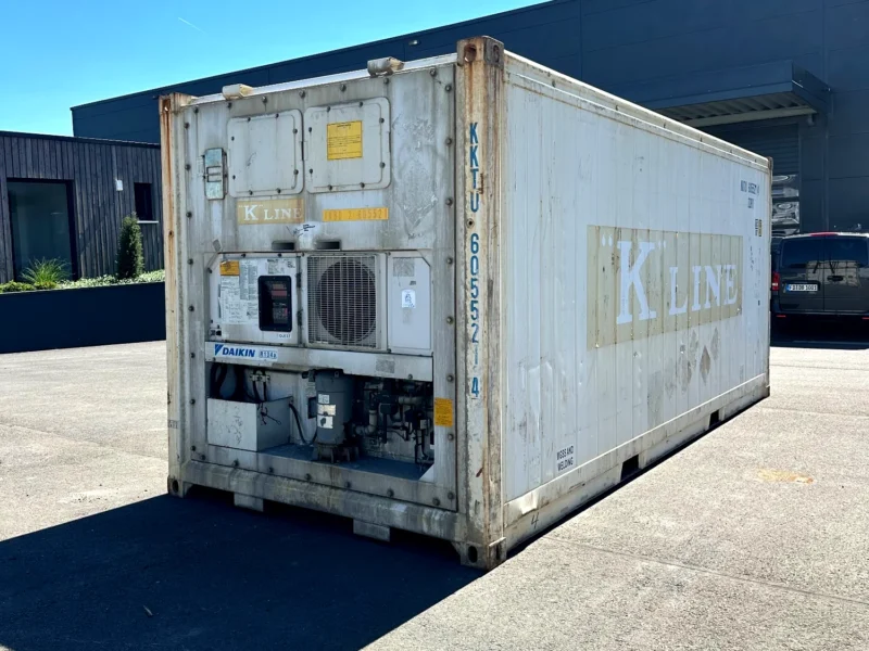Gebrauchter 20 Fuß Kühlcontainer Weiß KKTU-605521-4