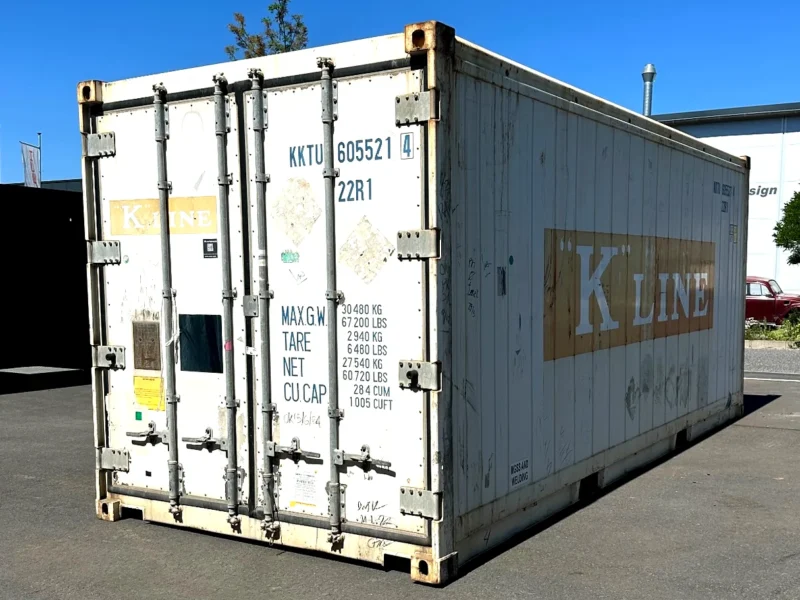Gebrauchter 20 Fuß Kühlcontainer Weiß KKTU-605521-4