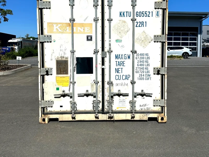 Gebrauchter 20 Fuß Kühlcontainer Weiß KKTU-605521-4