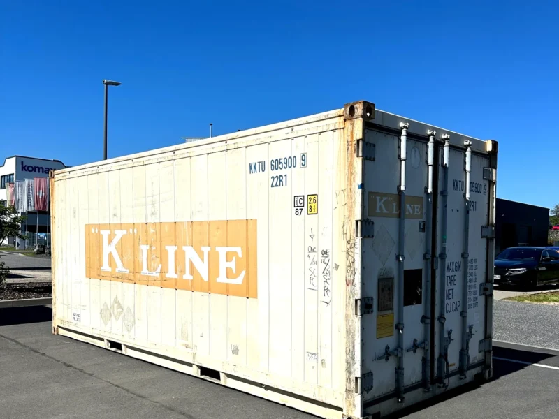 Gebrauchter 20 Fuß Kühlcontainer Weiß KKTU-605900-9