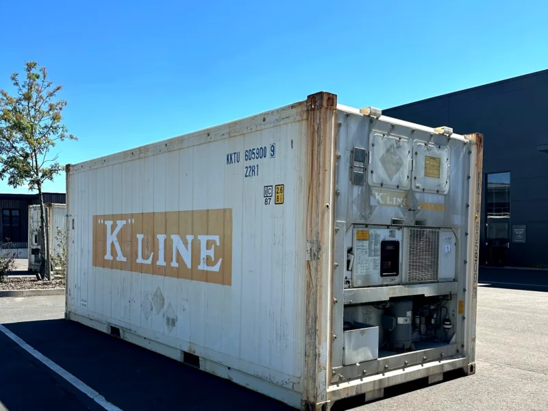 Gebrauchter 20 Fuß Kühlcontainer Weiß KKTU-605900-9