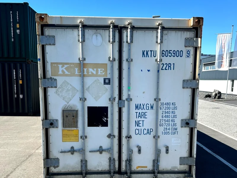 Gebrauchter 20 Fuß Kühlcontainer Weiß KKTU-605900-9