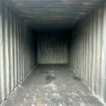 Gebrauchter 20 Fuß Seecontainer Blau DBVU-215677-3