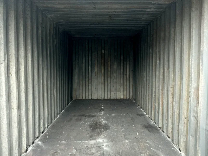 Gebrauchter 20 Fuß Seecontainer Blau DBVU-215677-3