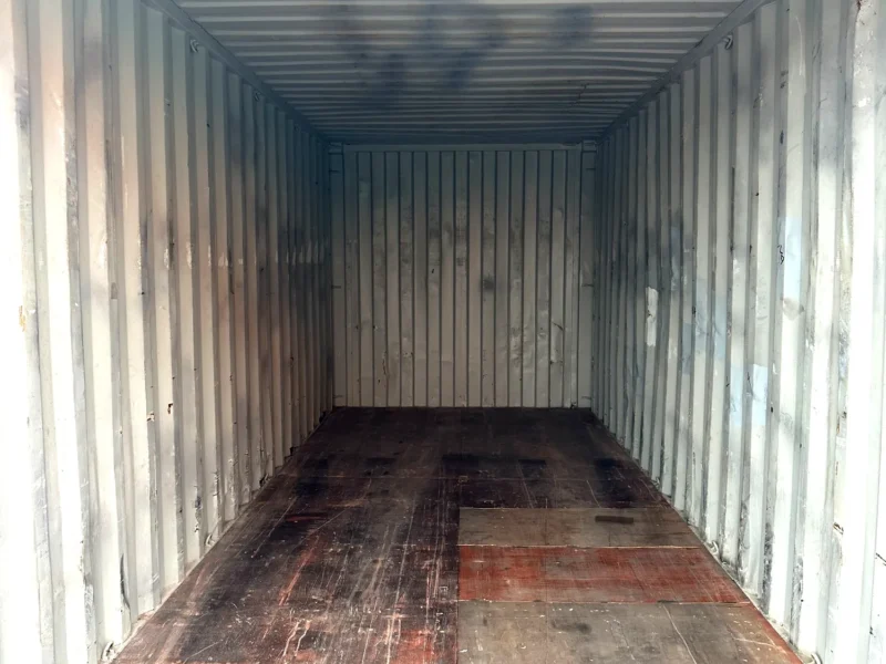 Gebrauchter 20 Fuß Seecontainer Blau DBVU-234997-0