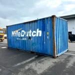 Gebrauchter 20 Fuß Seecontainer Blau DBVU-234997-0