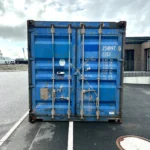 Gebrauchter 20 Fuß Seecontainer Blau DBVU-234997-0