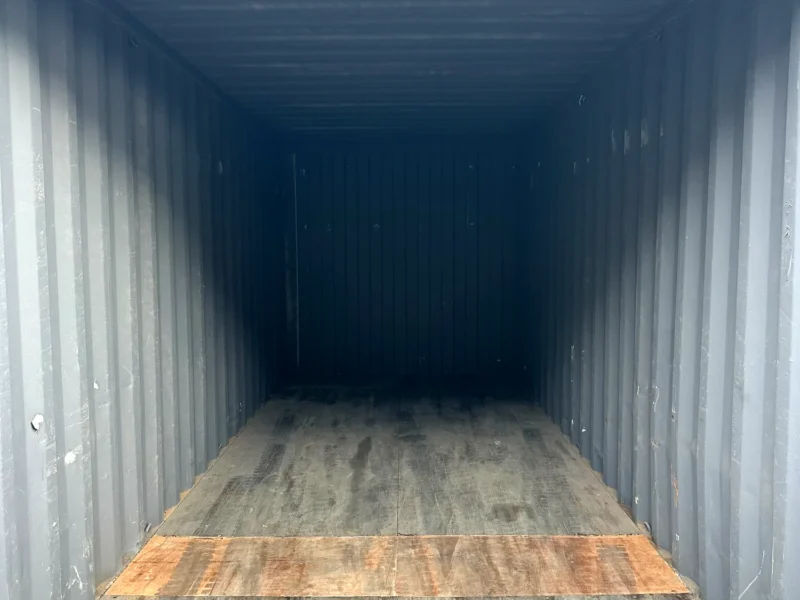 Gebrauchter 20 Fuß Seecontainer Grün CSUU-374878-0