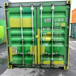 Gebrauchter 20 Fuß Seecontainer Grün CSUU-374878-0