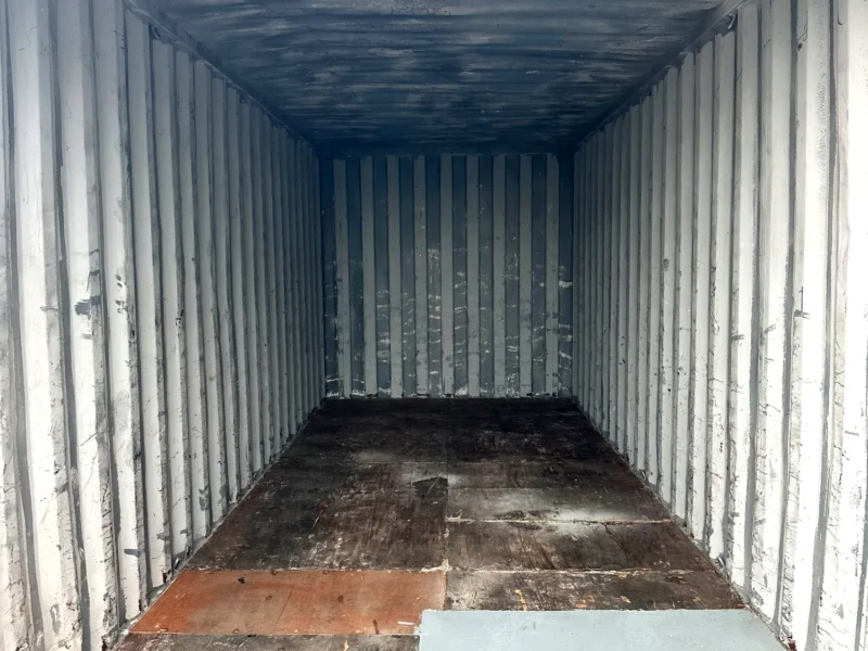 Gebrauchter 20 Fuß Seecontainer Grün CSUU-380943-7