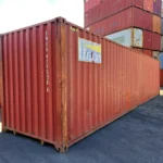 Gut gebraucht 40 Fuß HC Seecontainer Rot BMOU-429538-6