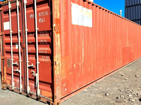 Gut gebraucht 40 Fuß HC Seecontainer Rot BMOU-429538-6