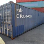 Gebrauchter 40 Fuß Seecontainer Blau CXDU-108379-9
