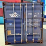 Gebrauchter 40 Fuß Seecontainer Blau CXDU-108379-9
