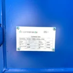 Neuer 10 Fuß Lagercontainer Blau DBVU-000006-0