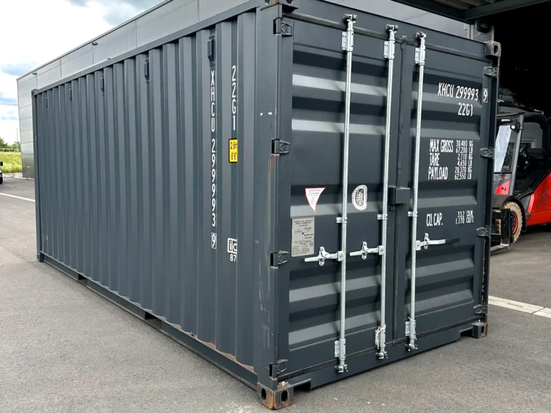 Neuer 20 Fuß Seecontainer Grau XHCU-299993-9