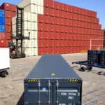 Neuer 40 Fuß HC Seecontainer Grau PSXU-591566-7