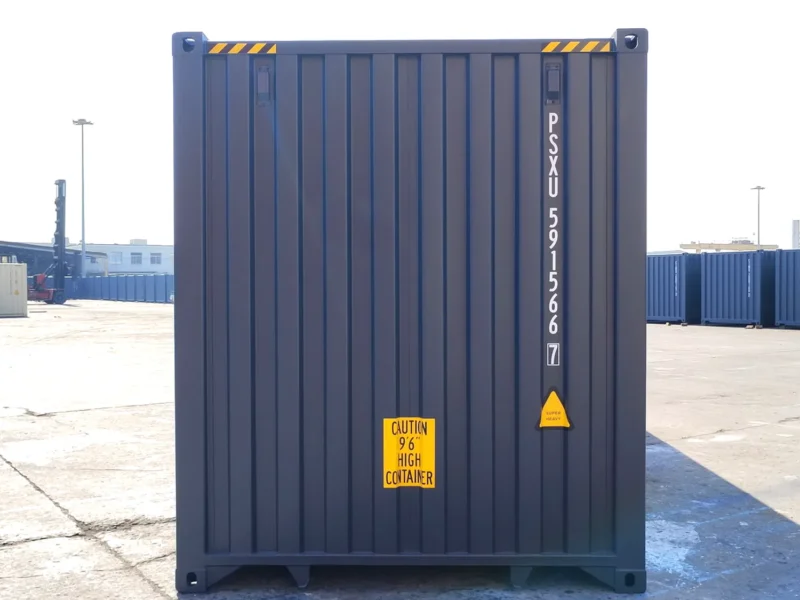 Neuer 40 Fuß HC Seecontainer Grau PSXU-591566-7