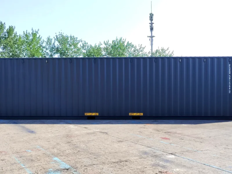 Neuer 40 Fuß HC Seecontainer Grau PSXU-591566-7