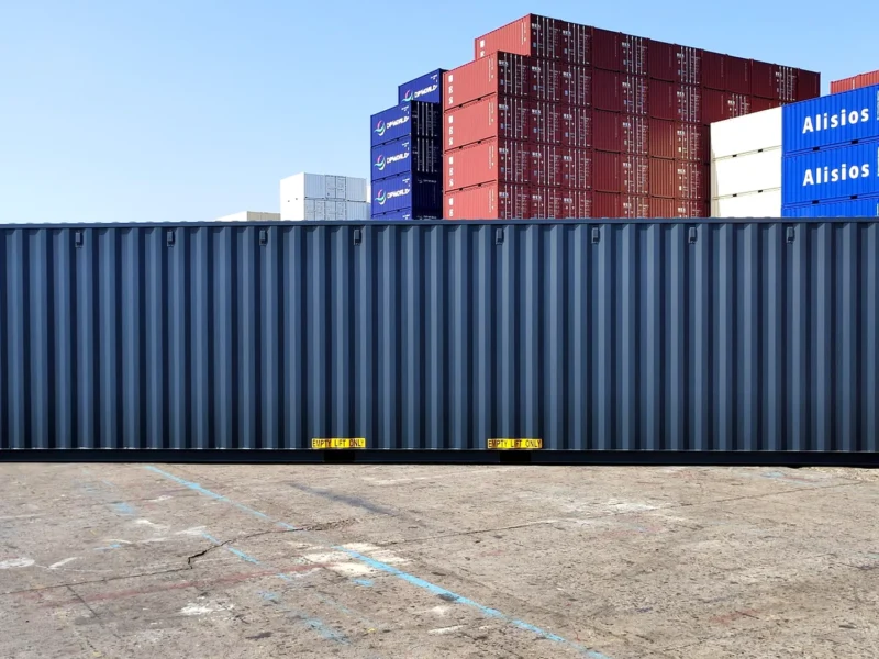 Neuer 40 Fuß HC Seecontainer Grau PSXU-591566-7