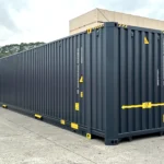 Neuer 45 Fuß Seecontainer Grau UNDU-900009-9