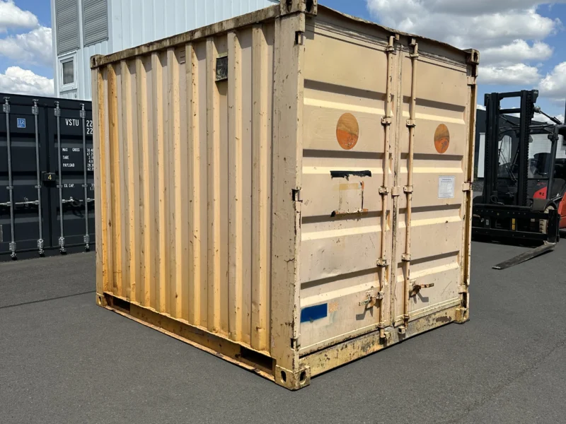 Gebrauchter 10 Fuß Lagercontainer Orange DBVU-000013-0
