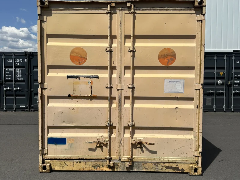 Gebrauchter 10 Fuß Lagercontainer Orange DBVU-000013-0