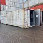 Gebrauchter 40 Fuß HC Kühlcontainer Weiß MSWU-100577-0