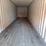 Gebrauchter 40 Fuß Seecontainer Braun DRYU-401986-1