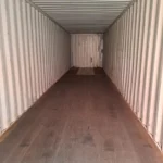 Gebrauchter 40 Fuß Seecontainer Braun DRYU-409337-0