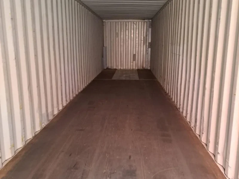 Gebrauchter 40 Fuß Seecontainer Braun DRYU-409337-0